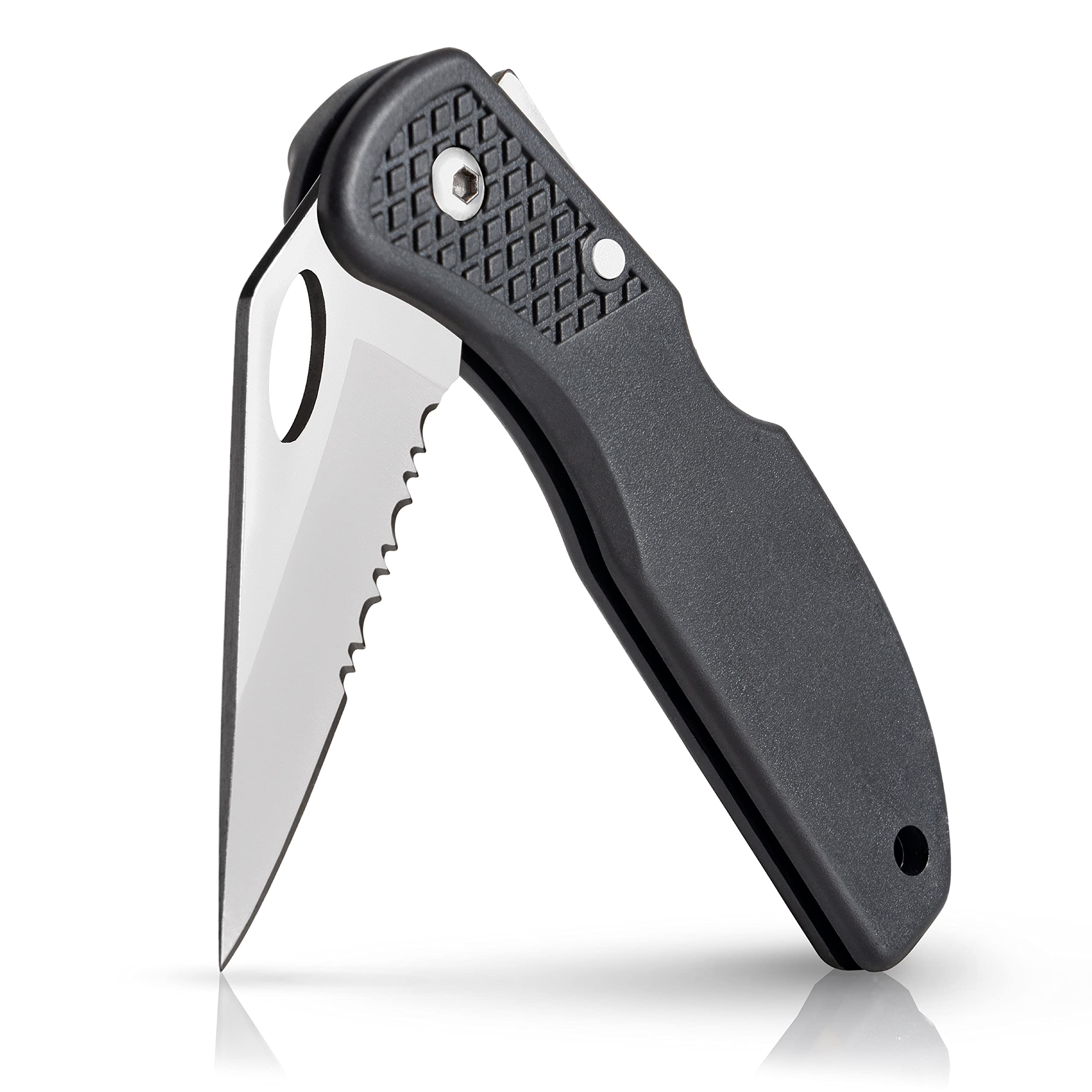 Amazon.com: Maxam Lockback 7 (Open) Inch Pocket Knife - Stainless